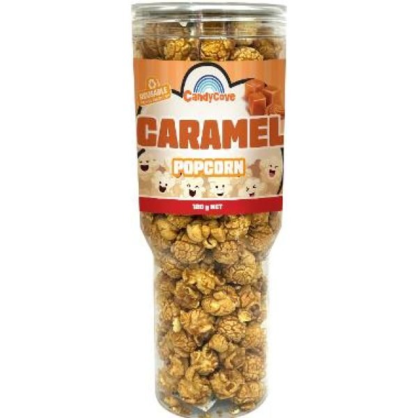 CandyCove Popcorn Travel Cup Caramel 120g
