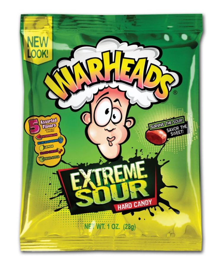 Warheads Extreme Sour Candy 28g