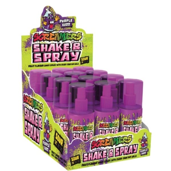 Screamers Shake & Spray Purple Razz 60ml