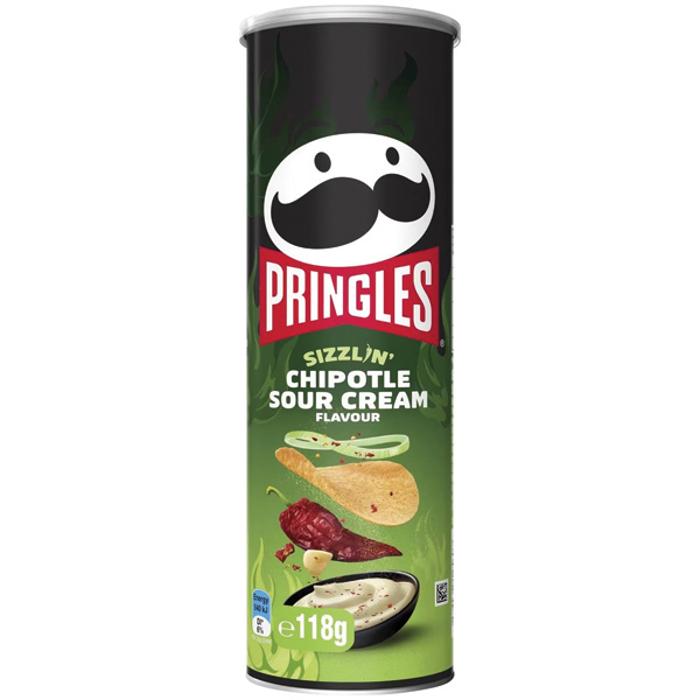 AUS Pringles Sizzlin Chipotle Sour Cream 118g