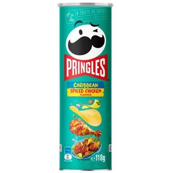 AUS Pringles Caribbean Spiced Chicken 118g
