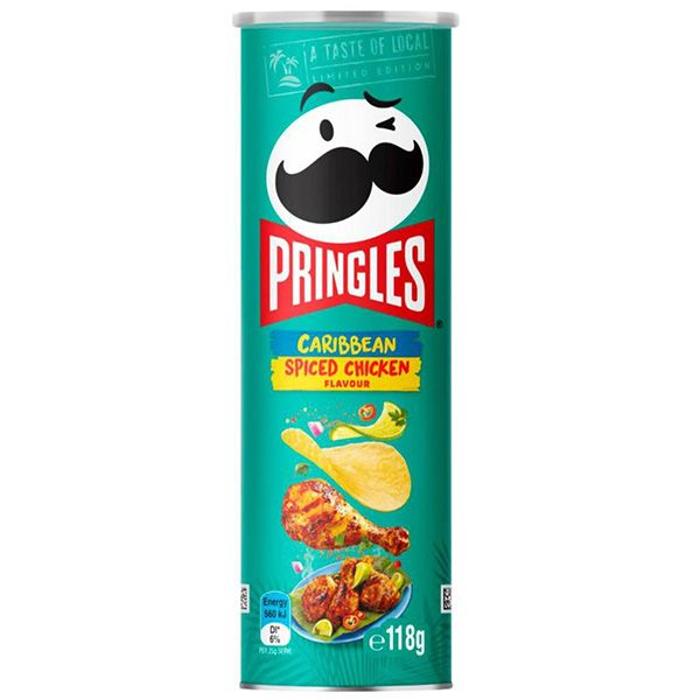 AUS Pringles Caribbean Spiced Chicken 118g