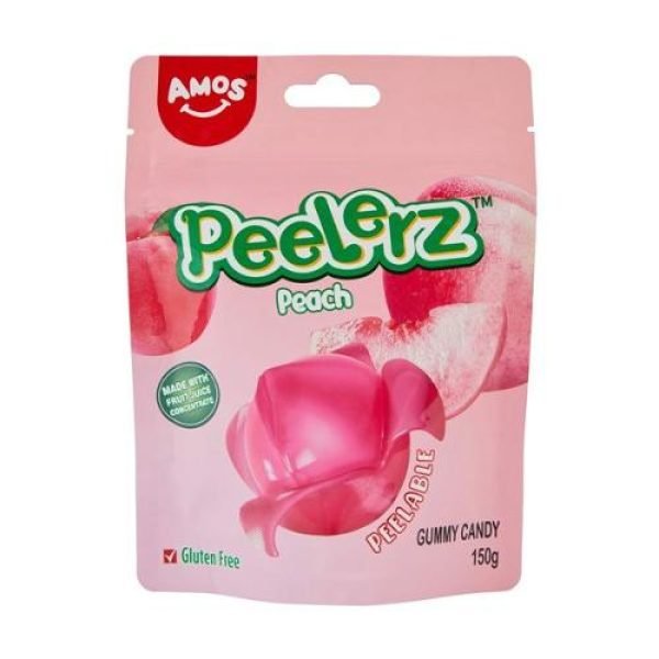 Amos Peelerz Gummy Peach 150g