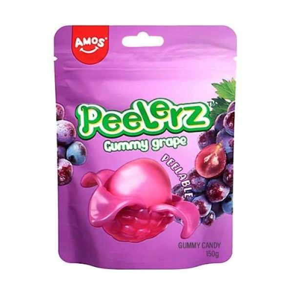 Amos Peelerz Gummy Grape 150g
