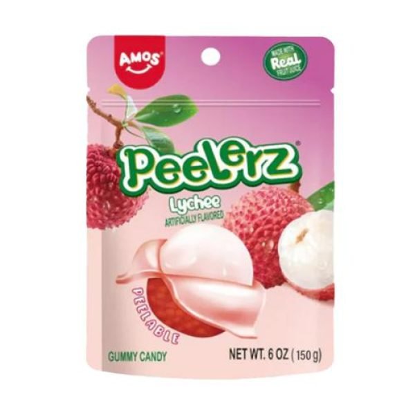 Amos Peelerz Gummy Lychee 150g