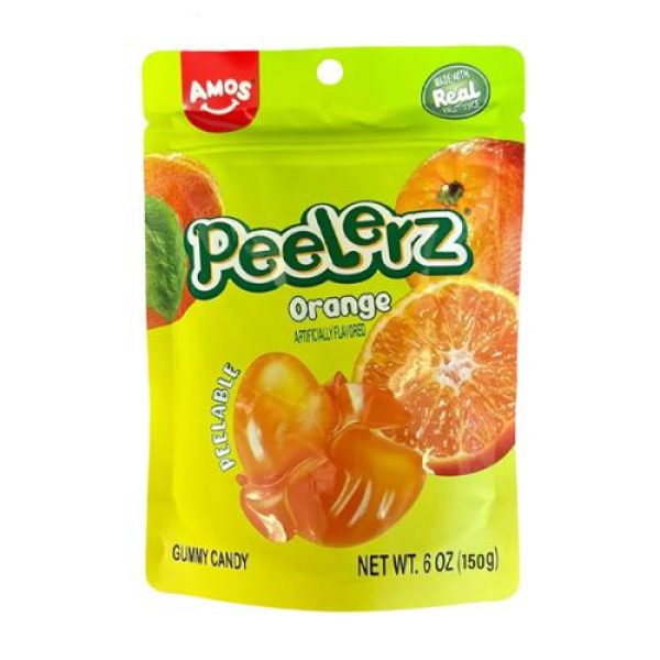 Amos Peelerz Gummy Orange 150g