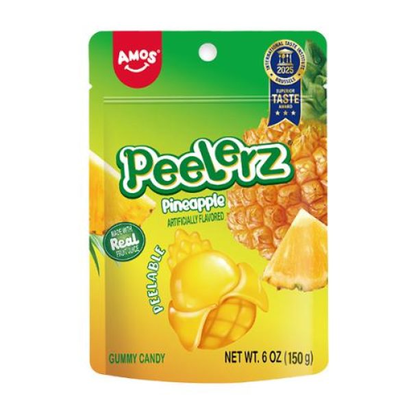 Amos Peelerz Gummy Pineapple 150g