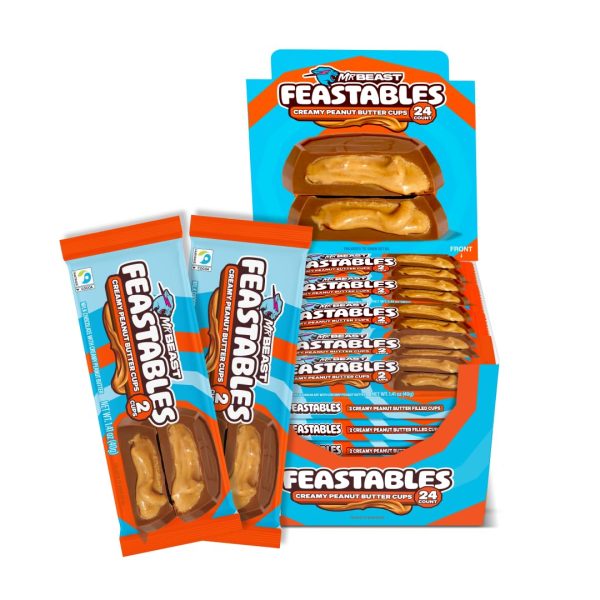 Mr Beast Feastables 2PK Peanut Butter Cups 40g