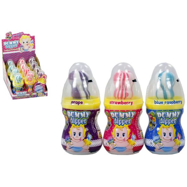 Fun Frenzy Dummy Dipper Lollipop & Powder 32g