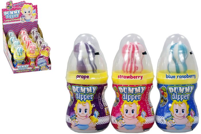 Fun Frenzy Dummy Dipper Lollipop & Powder 32g