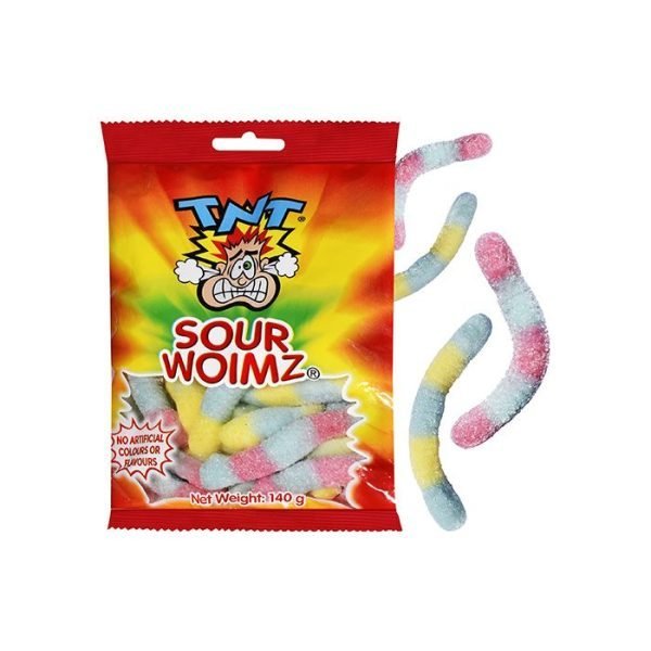 TNT Sour Woimz Bag 140g