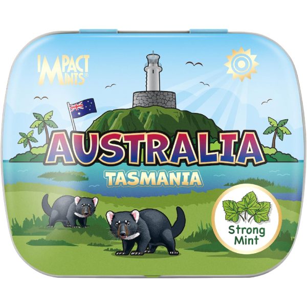 Impact Strong Mints Australia Tasmania Candy Tin 14g