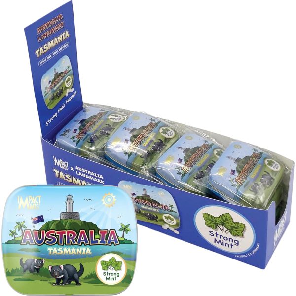 Impact Strong Mints Australia Tasmania Candy Tin 14g