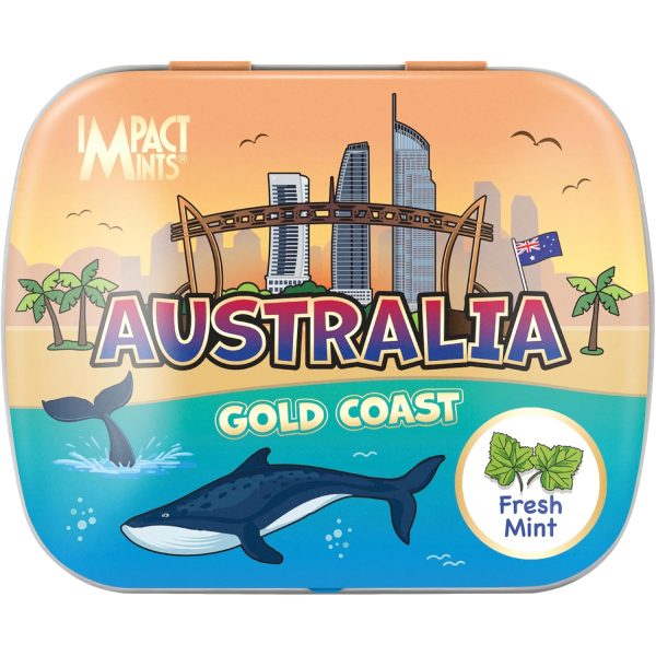 Impact Fresh Mints Australia Gold Coast Candy Tin 14g