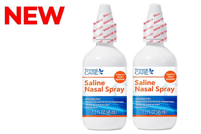 Personal Care Saline Nasal Spray 45ml