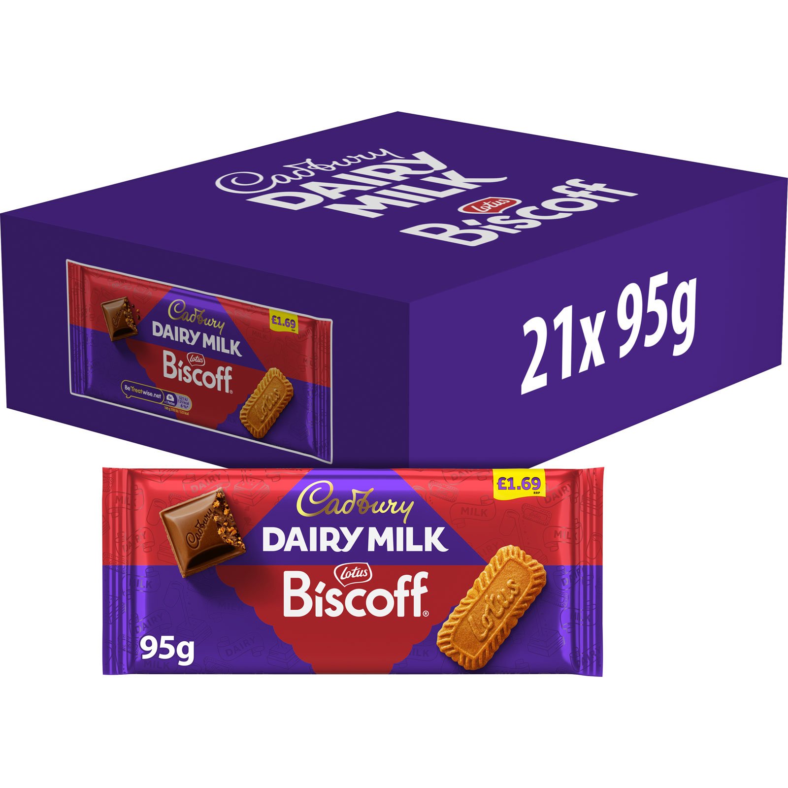 Cadbury Dairy Milk x Lotus Biscoff 95g