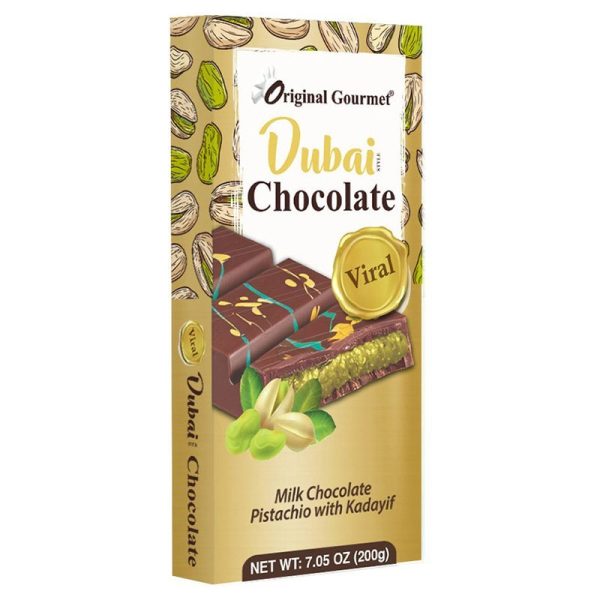 The Original Gourmet Dubai Milk Chocolate 200g