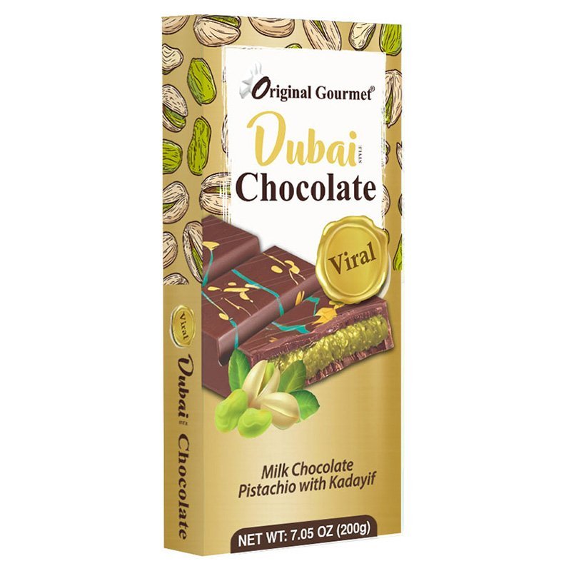 The Original Gourmet Dubai Milk Chocolate 200g