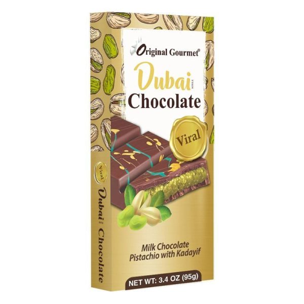 The Original Gourmet Dubai Milk Chocolate 95g