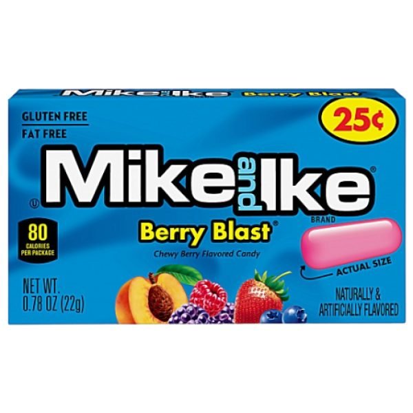 Mike & Ike Mini Box Berry Blast 22g