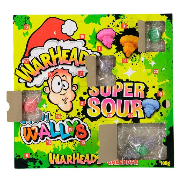 Warheads Advent Calendar Christmas 108g