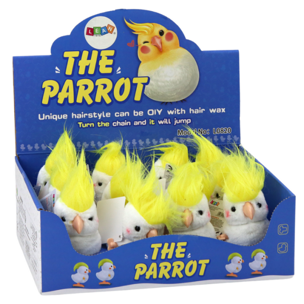 The Parrot Wind-Up Jumping Toy