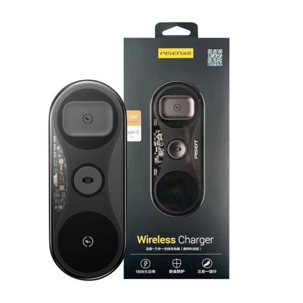 Pisen-3-in-1 wireless charger