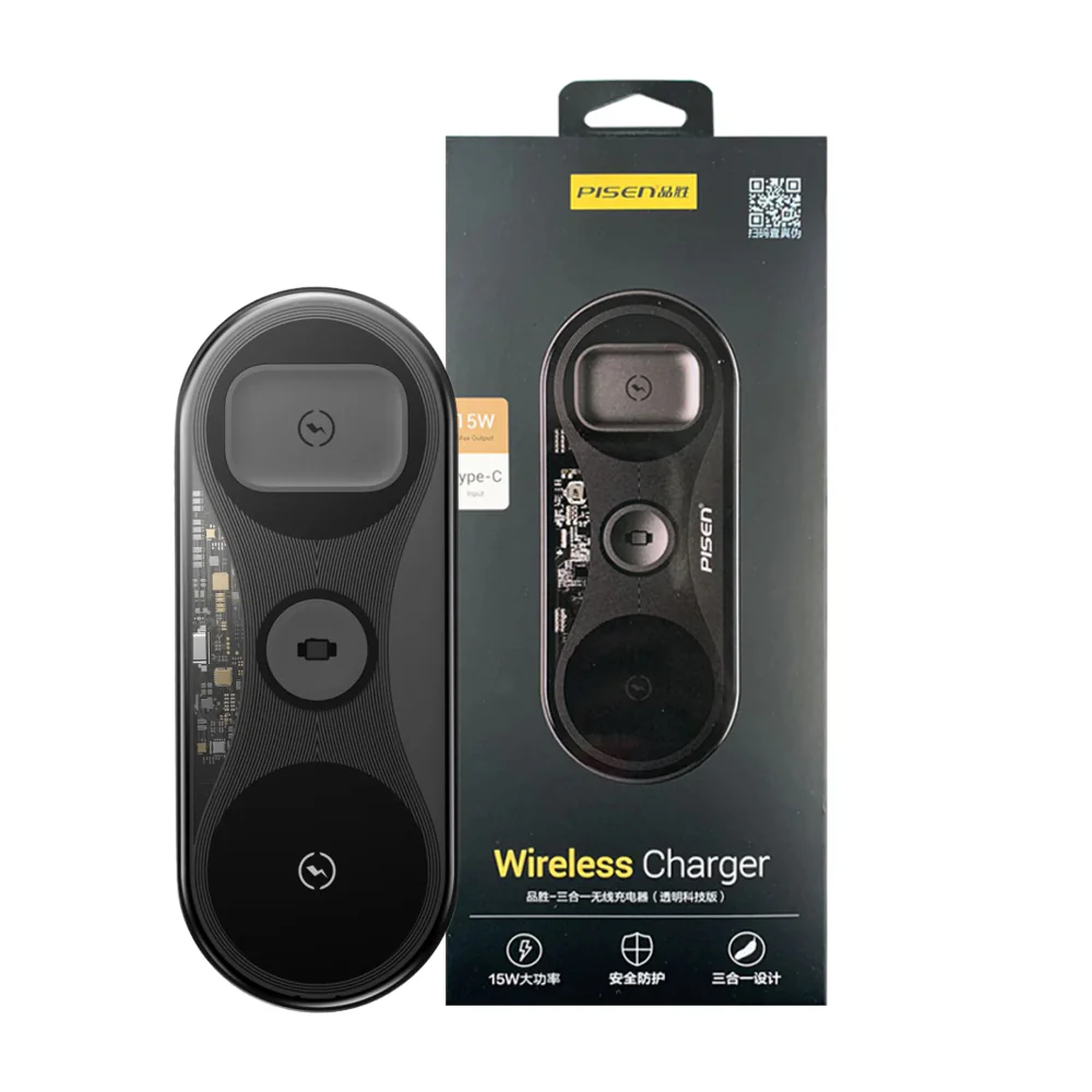 Pisen-3-in-1 wireless charger