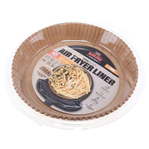 Air Fryer Liner 60pk - 20cm x 4.5cm (h) - Round