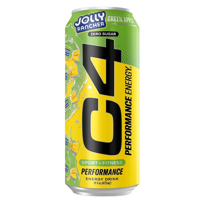 C4 Carbonated RTD 473ml - Jolly Rancher Green Apple