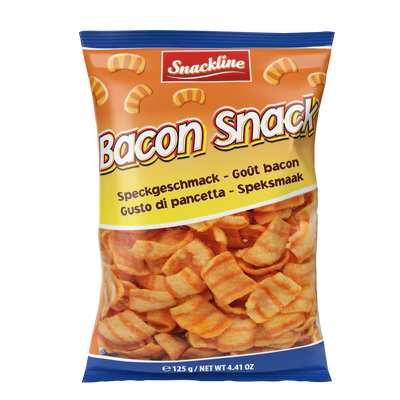 EU Snackline Bacon Wheat Snack 125g