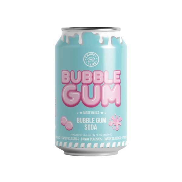 Candy Lips Bubble Gum Soda 355ml