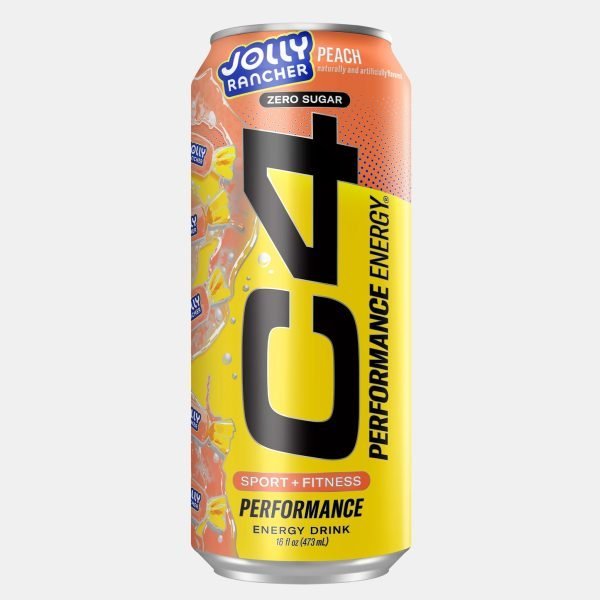 C4 Carbonated RTD 473ml - Jolly Rancher Peach