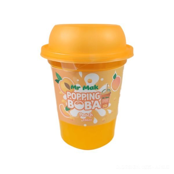 Mr. Mak Popping Boba Peach 350ml