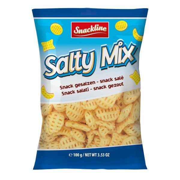 EU Snackline Salty Mix Potato Snack Salted 100g