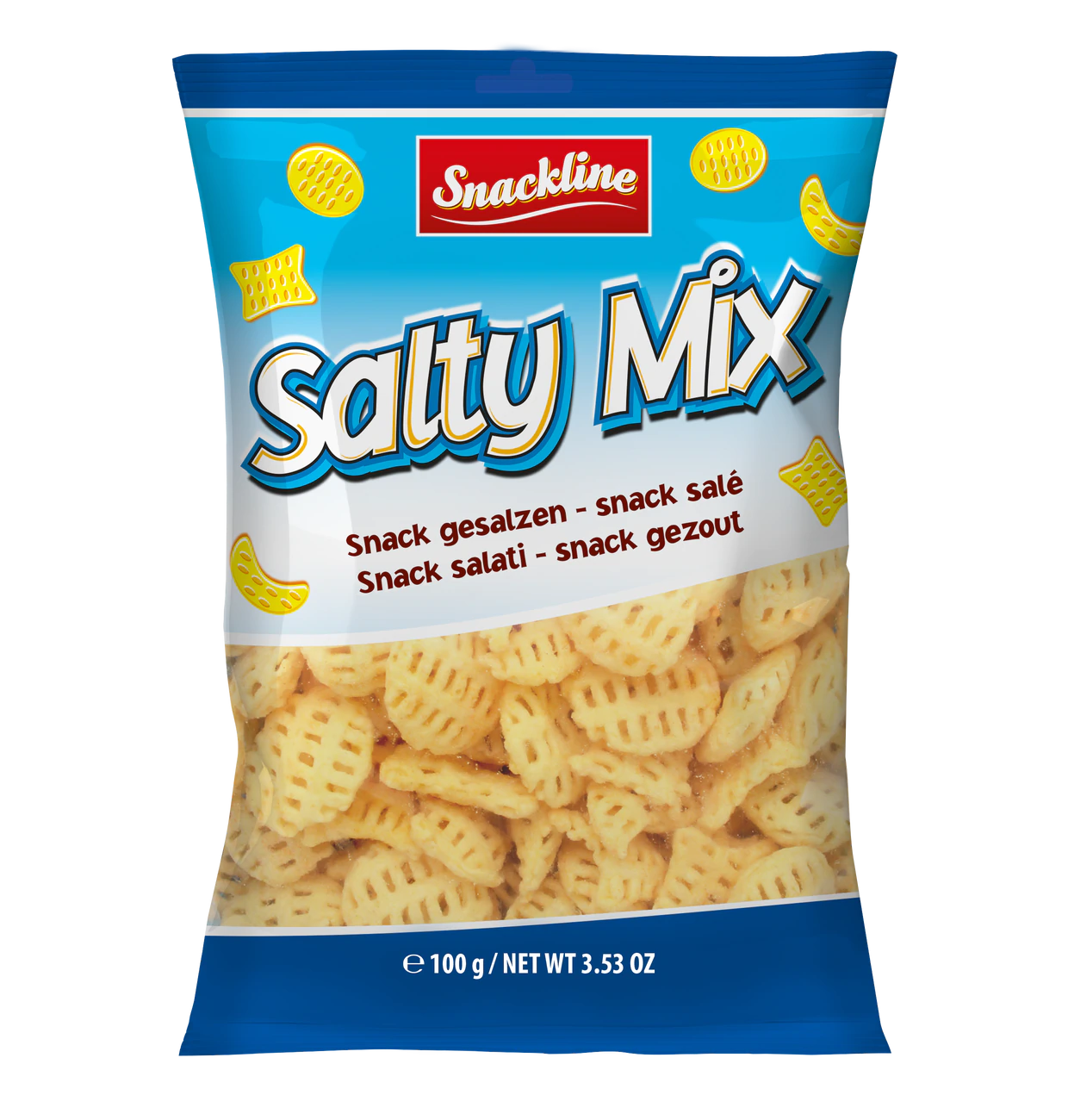 EU Snackline Salty Mix Potato Snack Salted 100g