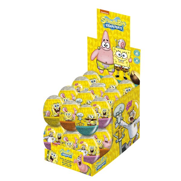Spongebob Surprise Egg Counter Display 20g