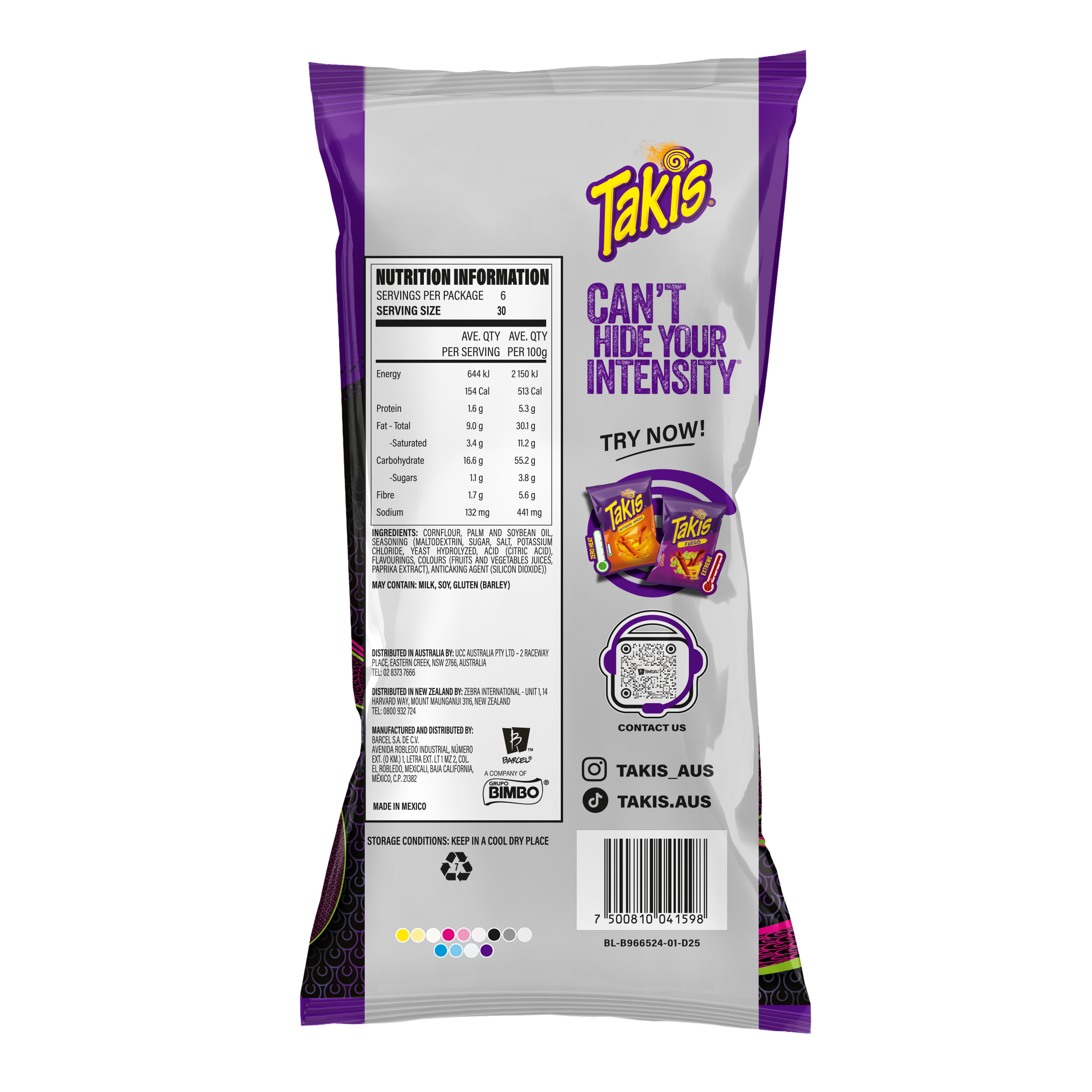 Takis Dragon Sweet Chilli Chips 190g - Image 2