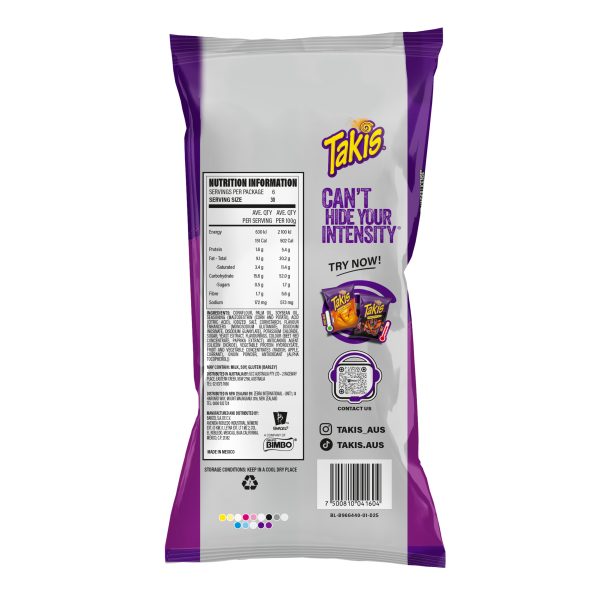 Takis Fuego Chips 190g
