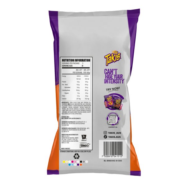 Takis Intense Nacho Chips 85g