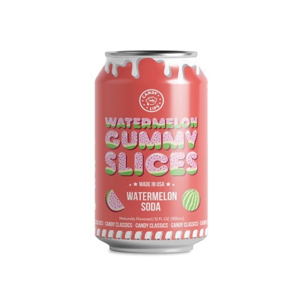 Candy Lips Watermelon Gummy Soda 355ml