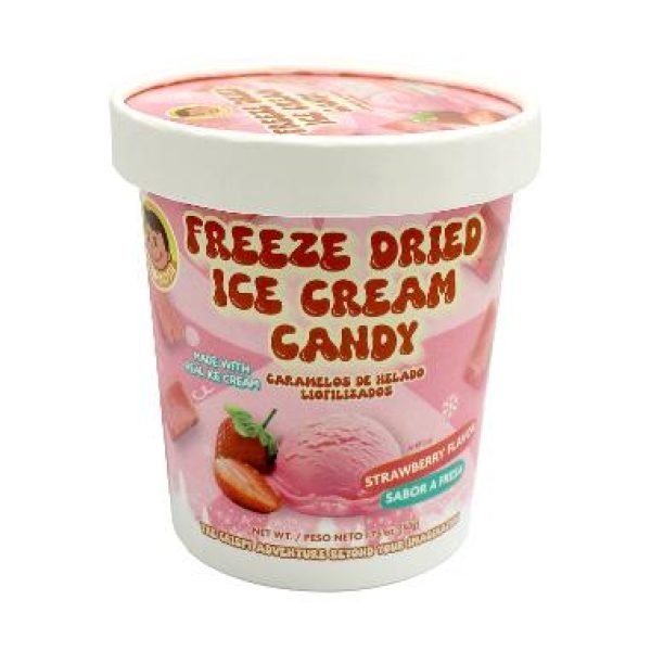 Freeze Dried Ice Cream Candy Strawberry 50g