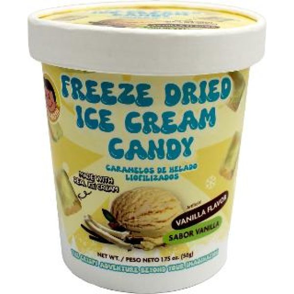 Freeze Dried Ice Cream Candy Vanilla 50g