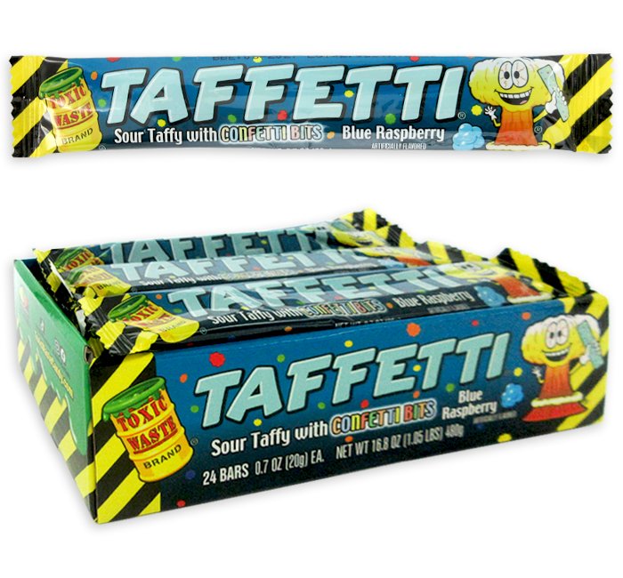 Toxic Waste Taffetti Blue Raspberry 20g