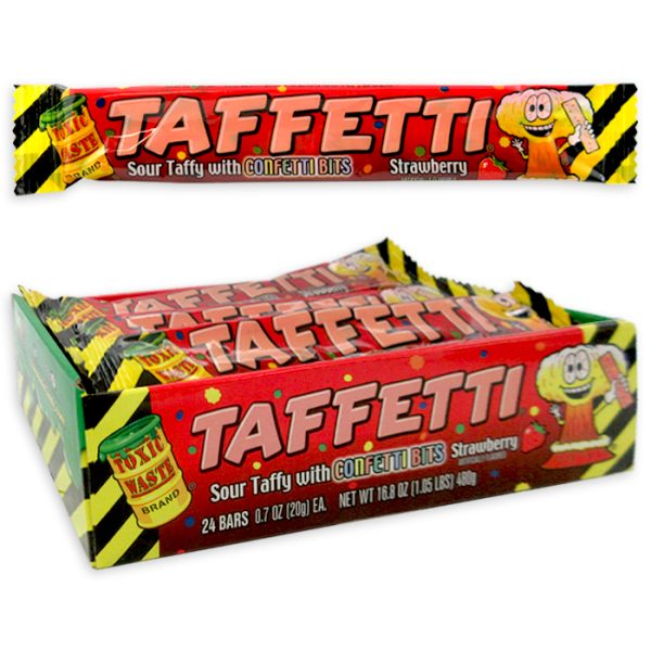 Toxic Waste Taffetti Strawberry 20g