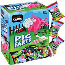 Rude Dudes Pig Farts Bubble Gum 200pcs