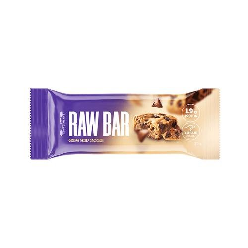 Elite Supplements Raw Bar Choc Chip Cookie 70g