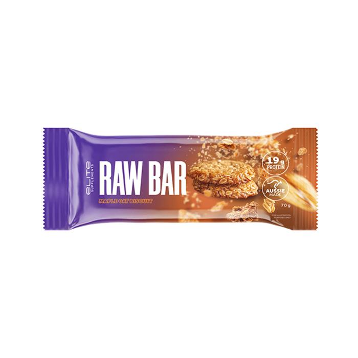 Elite Supplements Raw Bar Maple Oat Biscuit 70g