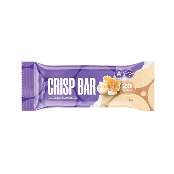 Elite Supplements Raw Bar White Choc Macadamia 70g
