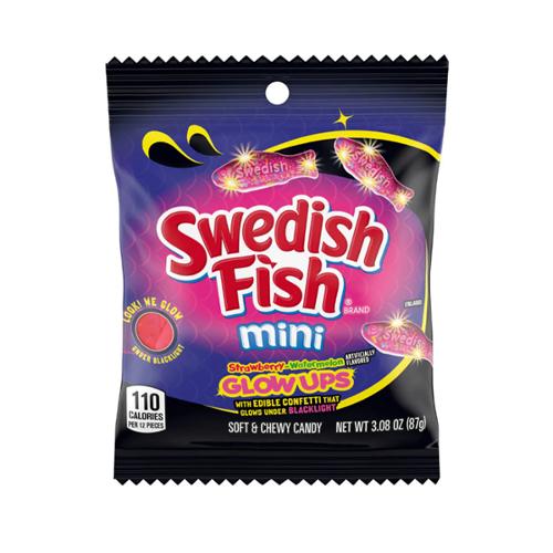 US Swedish Fish Glowups Mini 88g